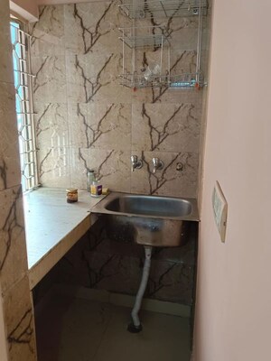 Bathroom in 1 BHK Builder Floor at Lajpat Nagar 4 – for Rent