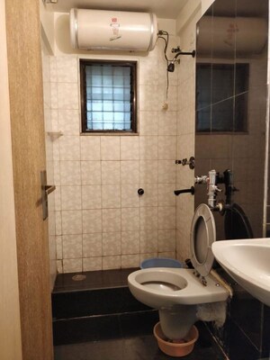 Bathroom in 3 BHK Apartment at Sumer Trinity Towers, Prabhadevi – for Rent