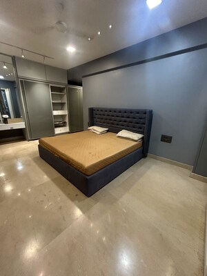 Bedroom in 4 BHK Apartment at Sumer Trinity Towers, Prabhadevi – for Rent