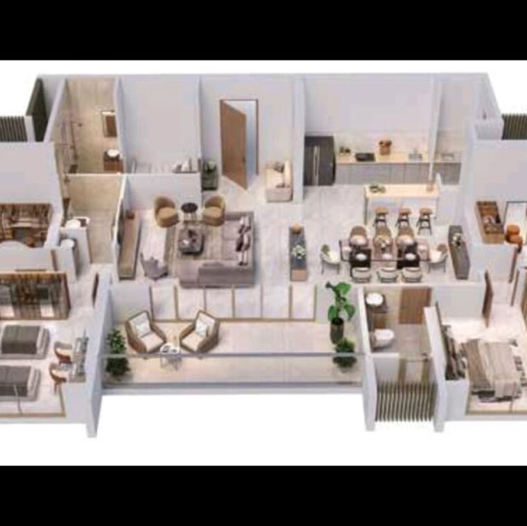 Floor Plan, malpani-m-soul-strings 3 Bedroom 1382 Sq.Ft. Apartment In Baner Pashan Link Road Pune 10027376