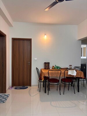 Living Room in 1 BHK Apartment at Godrej Park Retreat, Sarjapur Road – for Rent