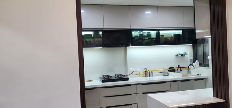Kitchen, goyal-orchid-greenfield 3 Bedroom 1709 Sq.Ft. Apartment In Bopal Ahmedabad 10027381