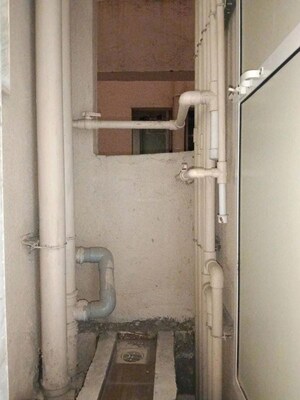 Bathroom in 1 BHK Apartment at Raunak Residency Thane, Pokhran Road No One – for Rent