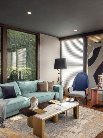 Living Room in 4 BHK Apartment at Pitampura – for Sale