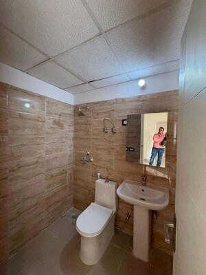 Bathroom in 2 BHK Apartment at Galaxy North Avenue, Gaur City 1 – for Rent