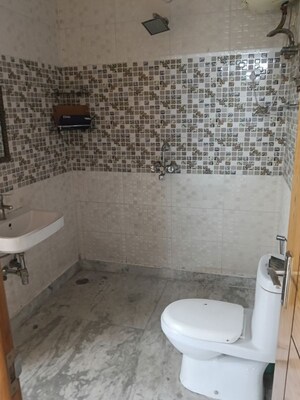 Bathroom in 3 BHK Builder Floor at Ansal Plaza Sector-23, Sector 23 – for Rent