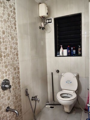 Bathroom in 1 BHK Apartment at Fatima Arch CHS, Santacruz East – for Rent