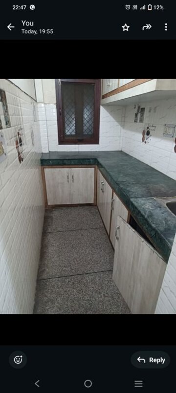Kitchen in 2 BHK Builder Floor at Vishwas Nagar – for Sale