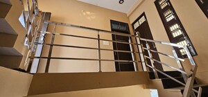 Staircase in 3.5 BHK Independent House at Kailasha Enclave, Sultanpur Road – for Rent