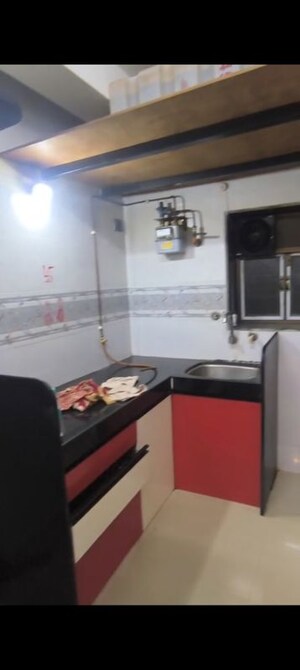 Kitchen in 1.5 BHK Apartment at Rainbow CHS Vashi Sector 10, Vashi Sector 10 – for Rent