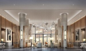 Building Lobby in 3 BHK Apartment at Godrej Horizon Wadala, Wadala – for Sale