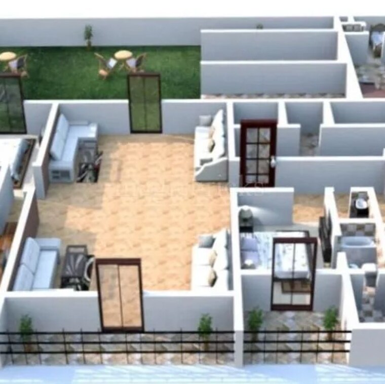 Floor Plan, andheri west 5 Bedroom 4500 Sq.Ft. Builder Floor In Andheri West Mumbai 10027591
