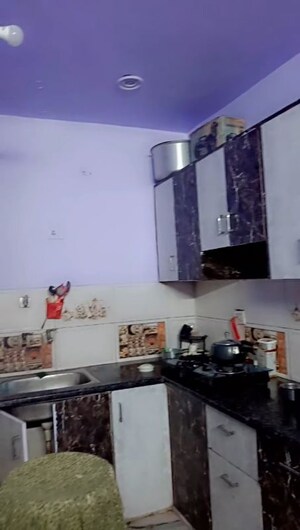 Kitchen in 1 BHK Builder Floor at Shalimar Garden Extension I – for Sale