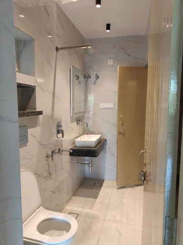 Bathroom in 2 BHK Builder Floor at Safdarjung Enclave – for Rent