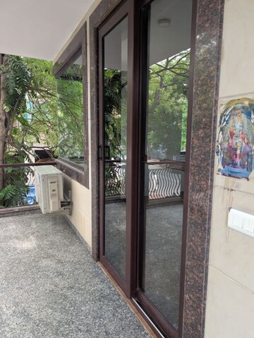 Balcony in 4 BHK Builder Floor at Greater Kailash ii – for Rent