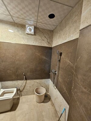 Bathroom in 3 BHK Builder Floor at Indrapuram – for Rent