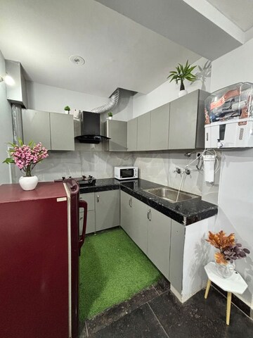 Kitchen in 1 RK Builder Floor at The Grand, Sector 52 – for Rent