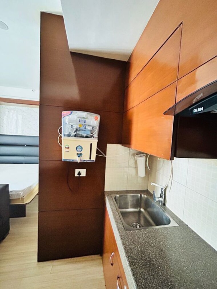 Kitchen, dlf-my-pad 1 RK 600 Sq.Ft. Apartment In Gomti Nagar Lucknow 9986429