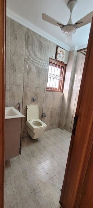 Bathroom in 3 BHK Builder Floor at Chittaranjan Park – for Rent