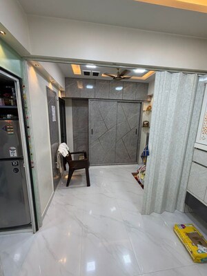 Building Lobby in 1 BHK Apartment at MHADA Prakash Cotton Mill, Lower Parel – for Rent