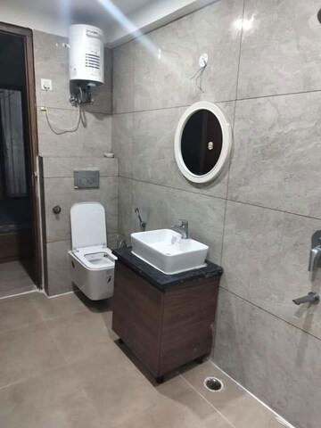 Bathroom in 3 BHK Builder Floor at MVL IPark, Sector 15 – for Rent