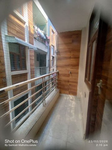 Balcony in 2 BHK Builder Floor at Dwarka Mor – for Rent