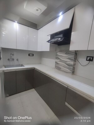 Kitchen in 2 BHK Builder Floor at Dwarka Mor – for Rent