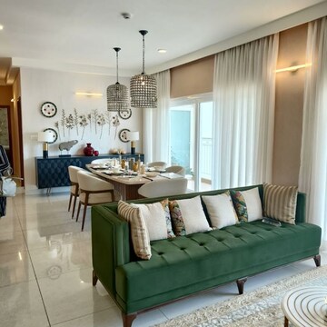 Living Room in 3 BHK Apartment at Prestige Park Grove, Chikkabana Halli – for Sale