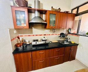 Kitchen in 2 BHK Apartment at Gulmohar Renaissance, Wagholi – for Rent