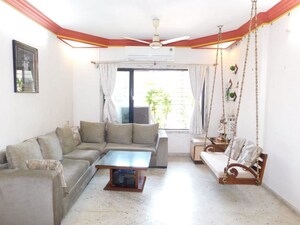 Living Room in 1 BHK Apartment at Vile Parle Mahaveer, Vile Parle West – for Rent