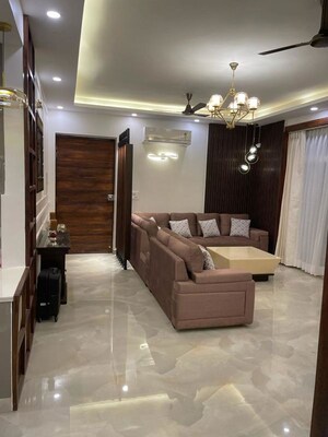 Living Room in 3 BHK Apartment at Sunworld Vanalika, Sector 107 – for Rent