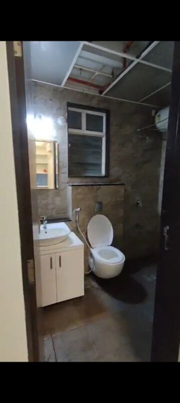 Bathroom in 2 BHK Apartment at Nyati Elysia, Kharadi – for Rent