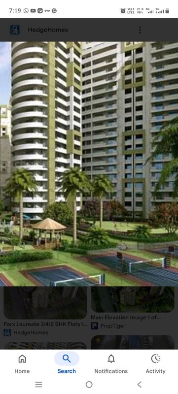 4 BHK + Pooja Room,Servant Room,Study Room,Extra Room Apartment For Rent in Parx Laureate