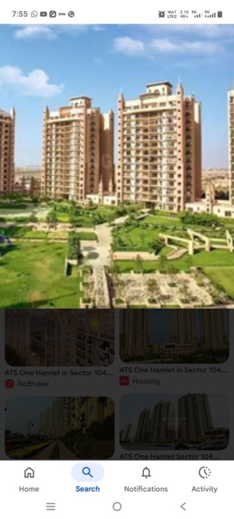 Exterior View, ats-one-hamlet 3 Bedroom 1636 Sq.Ft. Apartment In Sector 104 Noida 10028029