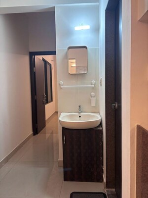 Bathroom in 2 BHK Apartment at Siddhivinayak Echoing Greens, Wakad – for Rent