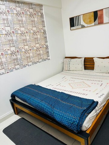 Bedroom in 2 BHK Apartment at Goel Ganga Acropolis, Baner – for Rent