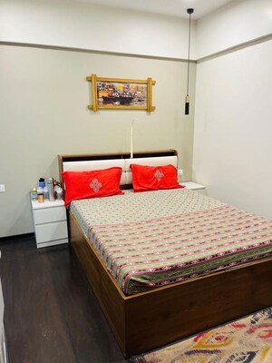 Bedroom in 2 BHK Apartment at Goel Ganga Acropolis, Baner – for Rent