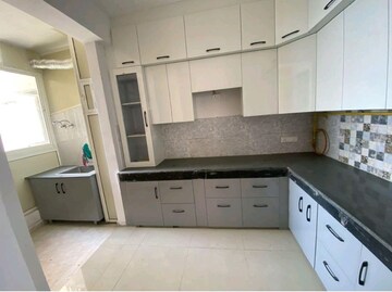Kitchen in 3 BHK Apartment at Sanchar Nest Palm Valley, Wave City – for Rent