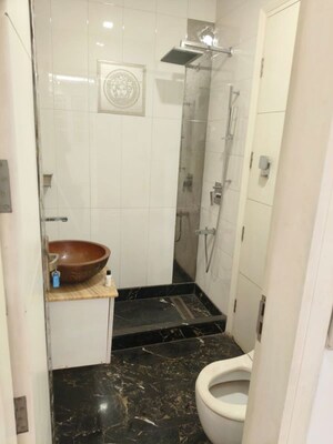 Bathroom in 2 BHK Builder Floor at Chittaranjan Park – for Rent