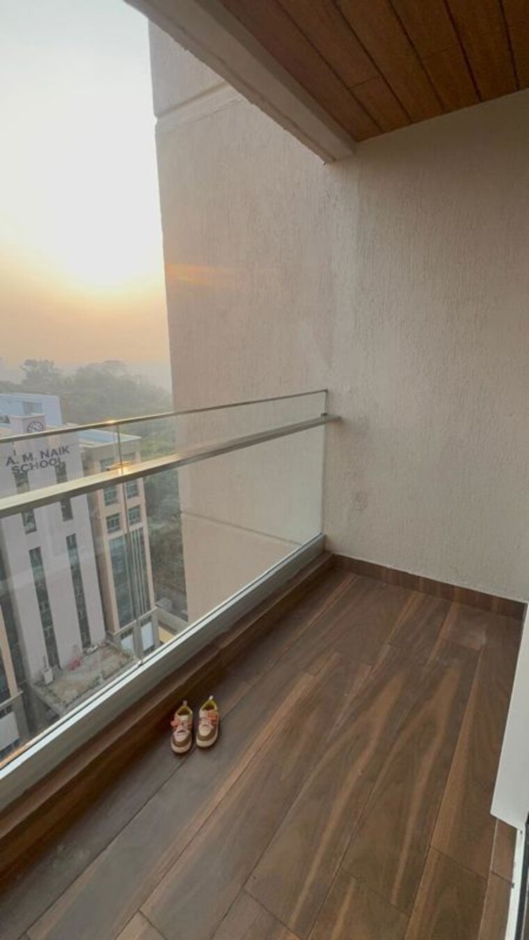 Balcony, lnt-elixir-reserve 2 Bedroom 834 Sq.Ft. Apartment In Powai Mumbai 10028123