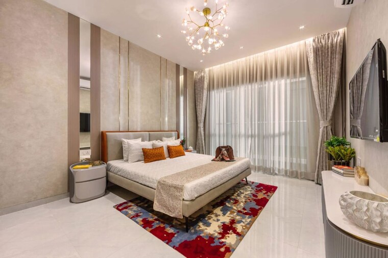 Bedroom, oberoi-skyz 5 Bedroom 5700 Sq.Ft. Apartment In Worli Mumbai 10028127