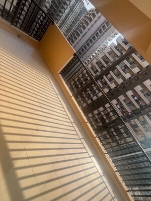 Staircase in 3 BHK Apartment at Gaur 14th Avenue High Street, Panchsheel Green – for Sale