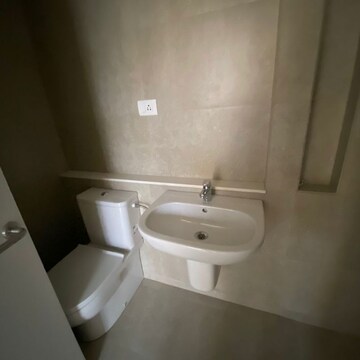 Bathroom in 2 BHK Apartment at Adani Ten BKC, Gandhi Nagar – for Rent