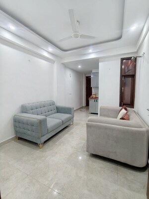 Living Room in 1 BHK Apartment at Chattarpur – for Rent