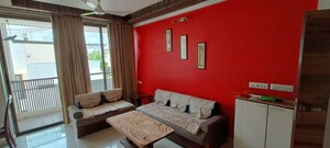 Living Room in 3 BHK Apartment at Thaltej – for Rent