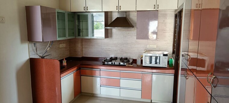 Kitchen, thaltej 3 Bedroom 1440 Sq.Ft. Apartment In Thaltej Ahmedabad 10028295