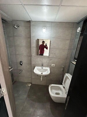 Bathroom in 2 BHK Apartment at Paranjape Trident Towers, Wakad – for Rent