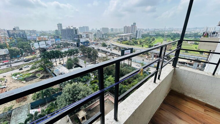 Balcony, vaishnavi-sahil-vighnesh 2 Bedroom 1000 Sq.Ft. Apartment In Wakad Pune 10028422