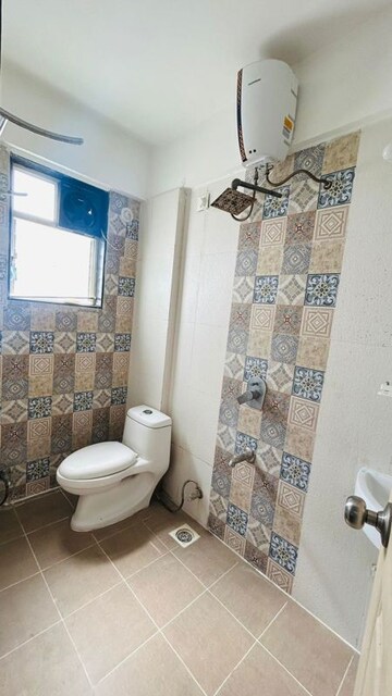 Bathroom in 2 BHK Apartment at Vaishnavi Sahil Vighnesh, Wakad – for Rent