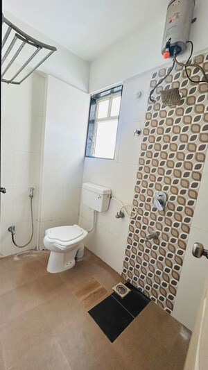 Bathroom in 2 BHK Apartment at Vaishnavi Sahil Vighnesh, Wakad – for Rent